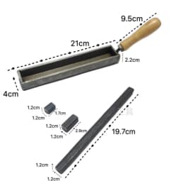 Jewelry Tools Oil Groove Chisel with Wooden Handle Mould Making Liquid Tools for Crafting