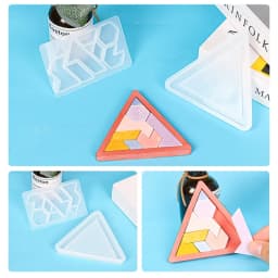 Educational Puzzle Silicone Mold Children Game Toys Epoxy Resin Mold DIY Jewelry Crafts Making Cast Tools