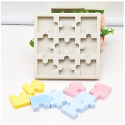 Educational Puzzle Silicone Mold Children Game Toys Epoxy Resin Mold DIY Jewelry Crafts Making Cast Tools