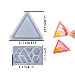 Educational Puzzle Silicone Mold Children Game Toys Epoxy Resin Mold DIY Jewelry Crafts Making Cast Tools