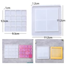 Educational Puzzle Silicone Mold Children Game Toys Epoxy Resin Mold DIY Jewelry Crafts Making Cast Tools
