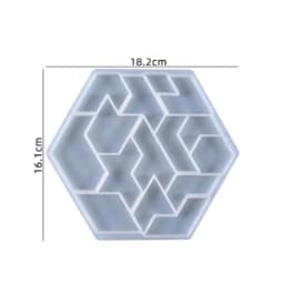 Educational Puzzle Silicone Mold Children Game Toys Epoxy Resin Mold DIY Jewelry Crafts Making Cast Tools