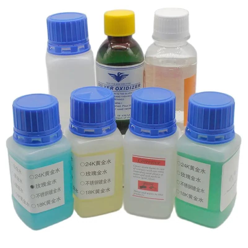 100ML Gold Plating Solution Platinum Jewelry Electroplating Water Silver Oxidized Liquid