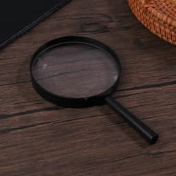 1 Piece Reading Glass Lens Magnifier 40/50/60/75/90/100mm Hand Held 5X Magnifying Loupe