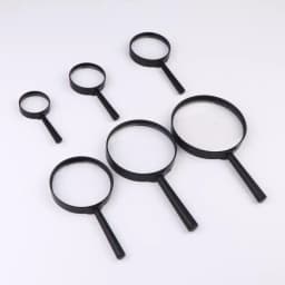 1 Piece Reading Glass Lens Magnifier 40/50/60/75/90/100mm Hand Held 5X Magnifying Loupe