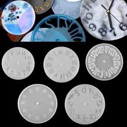 1Pcs Clock Resin Epoxy Molds Mixed Size Silicone UV Resin Casting Molds For DIY Jewelry Making Findings Supplies Accessories