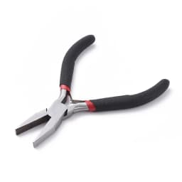 PandaHall Small Polishing Jewelry Pliers Short Chain-Nose Plier for Jewelry Making Tools Equipments 90x50x10mm