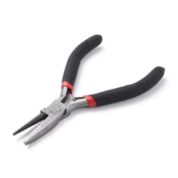 PandaHall Small Polishing Jewelry Pliers Short Chain-Nose Plier for Jewelry Making Tools Equipments 90x50x10mm
