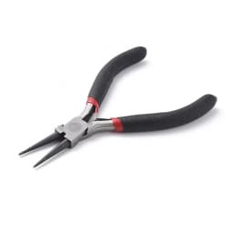 PandaHall Small Polishing Jewelry Pliers Short Chain-Nose Plier for Jewelry Making Tools Equipments 90x50x10mm