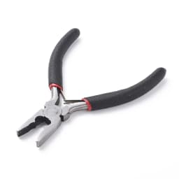 PandaHall Small Polishing Jewelry Pliers Short Chain-Nose Plier for Jewelry Making Tools Equipments 90x50x10mm