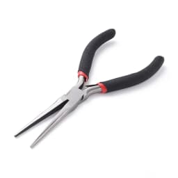 PandaHall Small Polishing Jewelry Pliers Short Chain-Nose Plier for Jewelry Making Tools Equipments 90x50x10mm