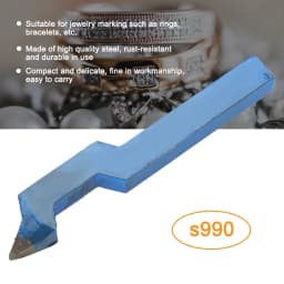 1Pc Steel Curved Jewelry Punch Stamping Tool Mold Gold Silver Ring Earring Jewelry Processing Marking Tool 925/24K/S925/18K/S990