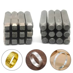 1 Piece Metal Design Stamps Jewelry Punch Stamping Tool for Vintage Ring Bracelet Making Silver DIY Hanmade Craft Carving