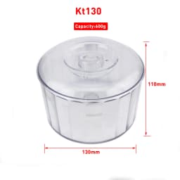 Kt100 Magnetic Tumbler Polishing Barrel Organic Glass Jewelry Polisher Accessories