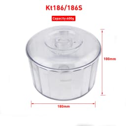 Kt100 Magnetic Tumbler Polishing Barrel Organic Glass Jewelry Polisher Accessories