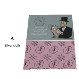 5pcs Jewelry Cleaning ANTI-TARN Polishing Cloth Buckskin Velvet Sterling Silver Gold Platinu Jewellery Cleaning Tarnished Cleane