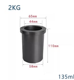 Melting Crucible for Metal Melting Jewelry Casting Melting Pot Refining Tool Furnace for Gold Copper Goldsmith smelt cup