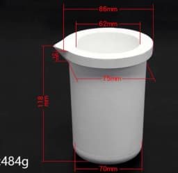 Melting Crucible for Metal Melting Jewelry Casting Melting Pot Refining Tool Furnace for Gold Copper Goldsmith smelt cup