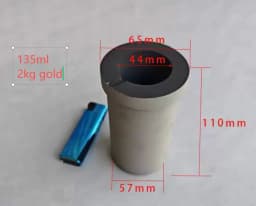 Melting Crucible for Metal Melting Jewelry Casting Melting Pot Refining Tool Furnace for Gold Copper Goldsmith smelt cup