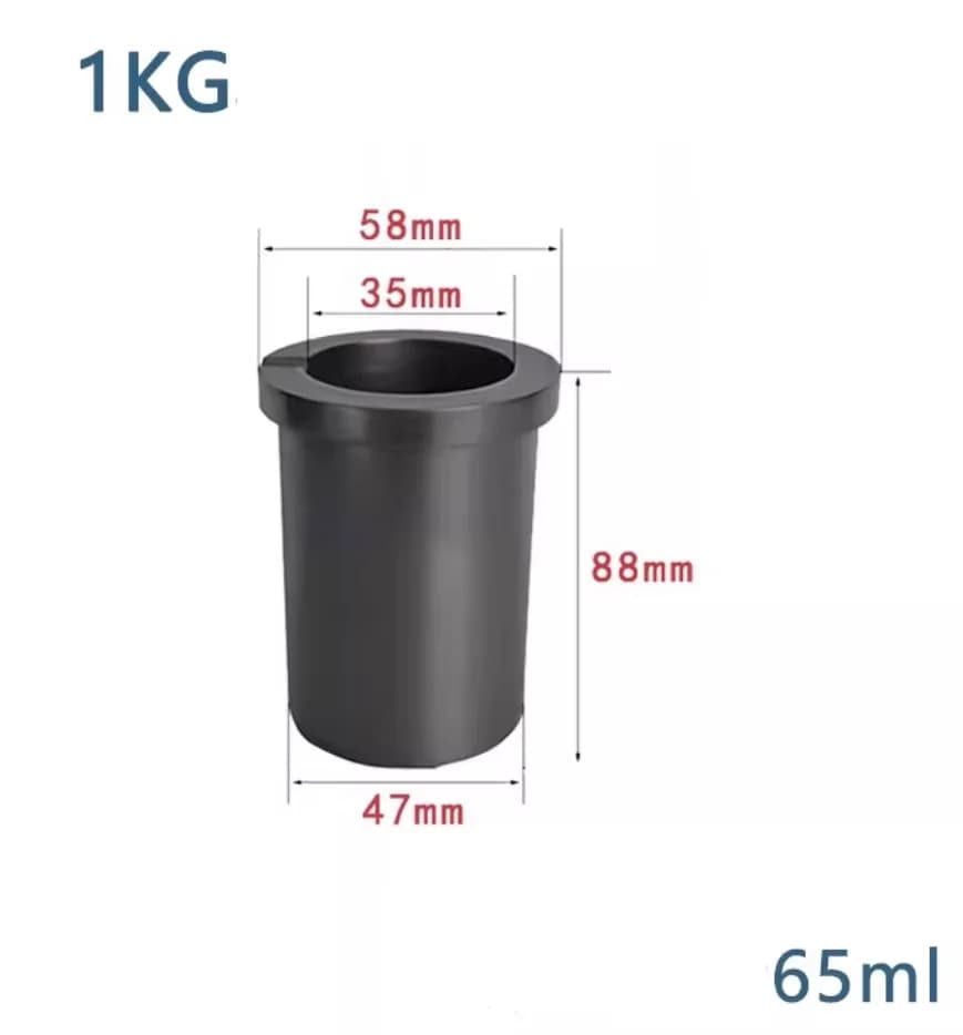 Melting Crucible for Metal Melting Jewelry Casting Melting Pot Refining Tool Furnace for Gold Copper Goldsmith smelt cup