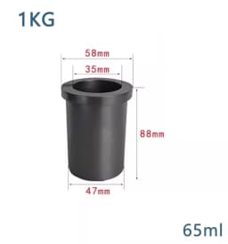 Melting Crucible for Metal Melting Jewelry Casting Melting Pot Refining Tool Furnace for Gold Copper Goldsmith smelt cup
