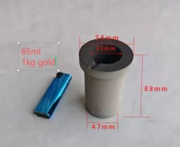 Melting Crucible for Metal Melting Jewelry Casting Melting Pot Refining Tool Furnace for Gold Copper Goldsmith smelt cup