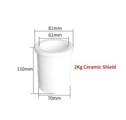 Melting Crucible for Metal Melting Jewelry Casting Melting Pot Refining Tool Furnace for Gold Copper Goldsmith smelt cup