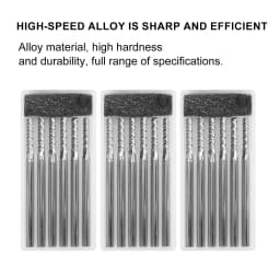 Jewelry Rotary Burr Set for Wax Engraving Carving Tool, Metal Craft Polishing Bits for Jewelry Making and Repair