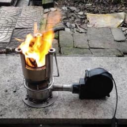 BBQ Air Blower Smelting Metal Fan 5V 12V 24V 3700R 2Pin XH2.54 27mm Air Tube for Barbecue Camping Stove Fans
