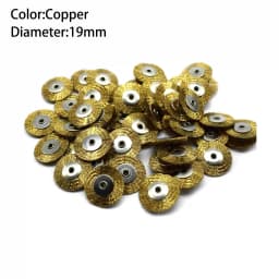 20PCS Jewelry Polishing Brushes Set Steel Copper Wire 2.35mm Shank Drill Rotary Tools Rust Removal 19/22/25MM