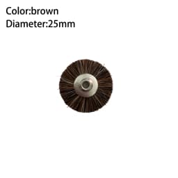 20PCS Jewelry Polishing Brushes Set Steel Copper Wire 2.35mm Shank Drill Rotary Tools Rust Removal 19/22/25MM