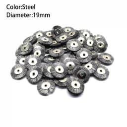 20PCS Jewelry Polishing Brushes Set Steel Copper Wire 2.35mm Shank Drill Rotary Tools Rust Removal 19/22/25MM