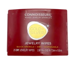 Jewelry Wipes for Gold Silver Platinum Diamond Gemstone Watches Cleaning Care Maintenance Polish And Remove