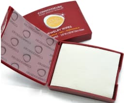 Jewelry Wipes for Gold Silver Platinum Diamond Gemstone Watches Cleaning Care Maintenance Polish And Remove
