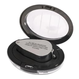 40X 25mm All Metal Jeweler LED Lens Jewelery Loupe LED Currency Detecting/Jewelry Identifying Type