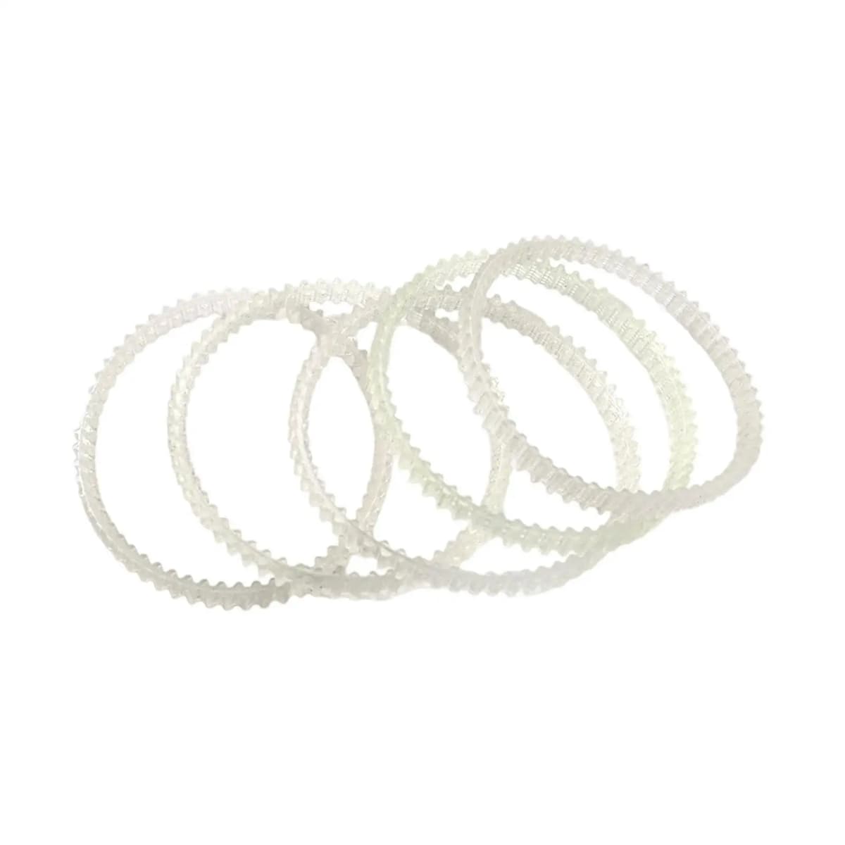 6Pcs KT6808 Chain Dentate Strips Easy to Use Convenient Jewelry Rotary Tumbler Parts Rotary Tumbler Conveyor Belts Accessories