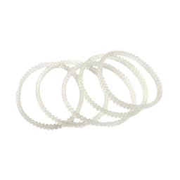 6Pcs KT6808 Chain Dentate Strips Easy to Use Convenient Jewelry Rotary Tumbler Parts Rotary Tumbler Conveyor Belts Accessories