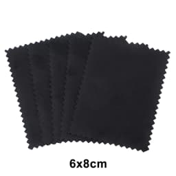 20/40pcs Silver Polish Polishing Cloth Cleaning Anti Tarnish Reusable Soft Clean Wipe Wiping Cloth For Silver Gold Jewelry Tool