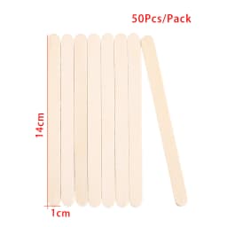 50-150pcs 11cm Wooden Coffee Tea Ice Cream Popsicle Sticks Beverage Stir Stirrers for DIY Jewely Making UV Resin Sticks Tools