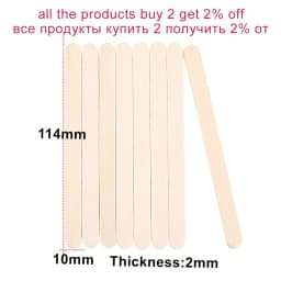 50-150pcs 11cm Wooden Coffee Tea Ice Cream Popsicle Sticks Beverage Stir Stirrers for DIY Jewely Making UV Resin Sticks Tools