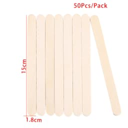 50-150pcs 11cm Wooden Coffee Tea Ice Cream Popsicle Sticks Beverage Stir Stirrers for DIY Jewely Making UV Resin Sticks Tools