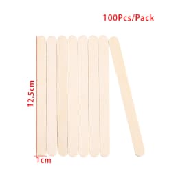 50-150pcs 11cm Wooden Coffee Tea Ice Cream Popsicle Sticks Beverage Stir Stirrers for DIY Jewely Making UV Resin Sticks Tools