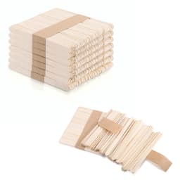 50-150pcs 11cm Wooden Coffee Tea Ice Cream Popsicle Sticks Beverage Stir Stirrers for DIY Jewely Making UV Resin Sticks Tools