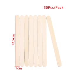 50-150pcs 11cm Wooden Coffee Tea Ice Cream Popsicle Sticks Beverage Stir Stirrers for DIY Jewely Making UV Resin Sticks Tools