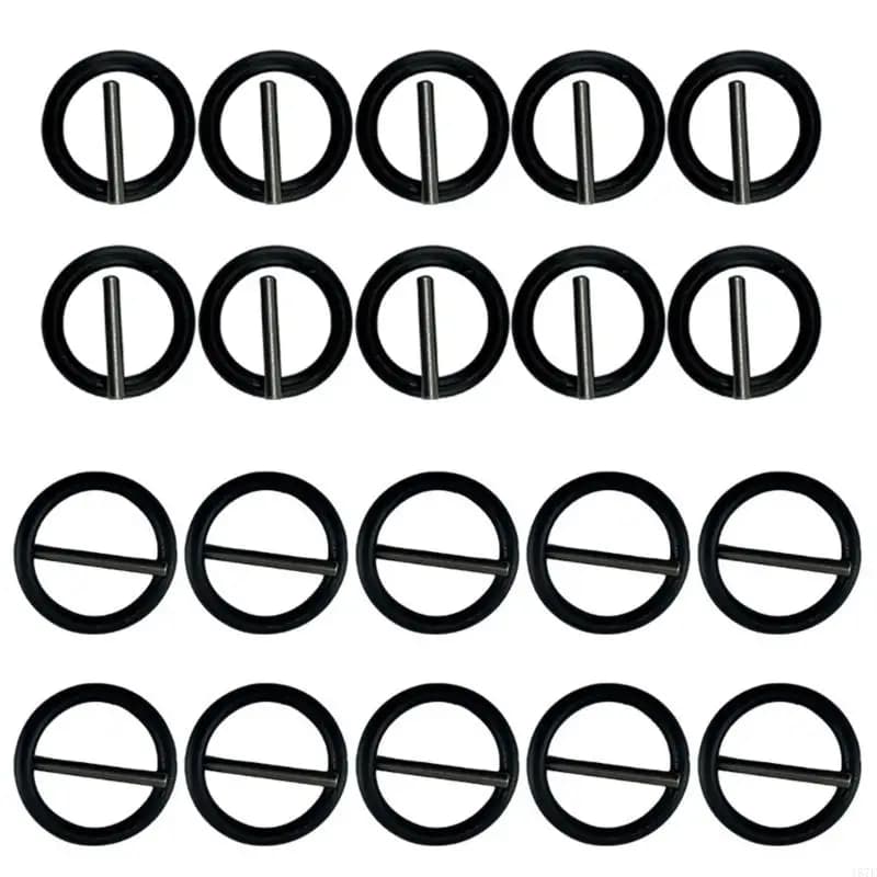 157F Comprehensive 10 set replacements O Rings & Pin Set Suitable for 1/2 Inch Socket