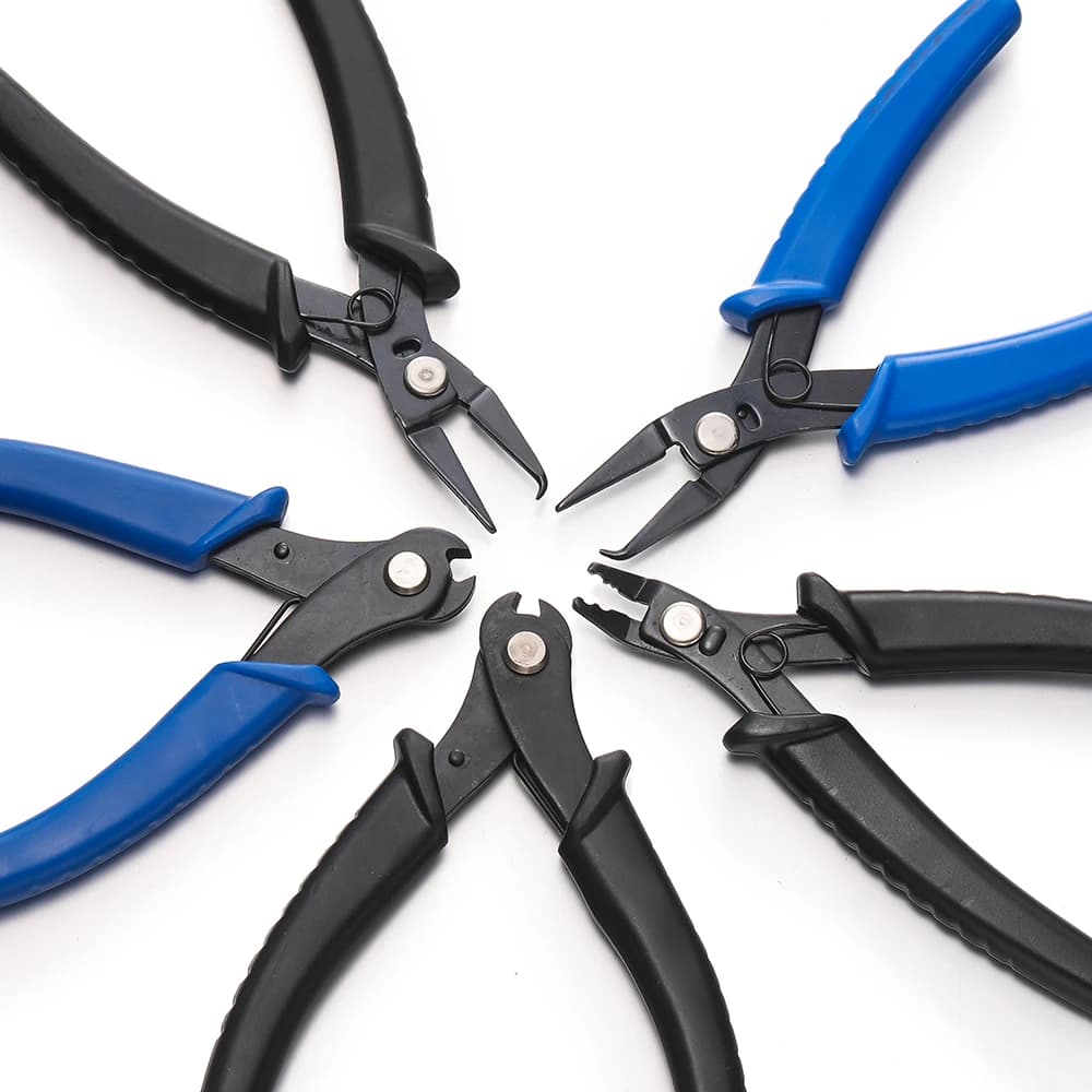 1pcs/lot Carbon Steel Pliers Electrical Wire Cable Cutters Cutting Side Snips Flush Pliers Nipper Hand Tools for Jewelry Making