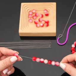 1-7Pcs 0.3-0.9mm Stainless Steel Beading Needles Easy Thread String Cord Test Tube Packaging Pins For DIY Jewelry Making Tools
