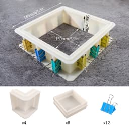 Adjustable Mold Housing for Making Silicone Rubber Mold Housing Housing Frame for DIY Soap Silicone Mold Making