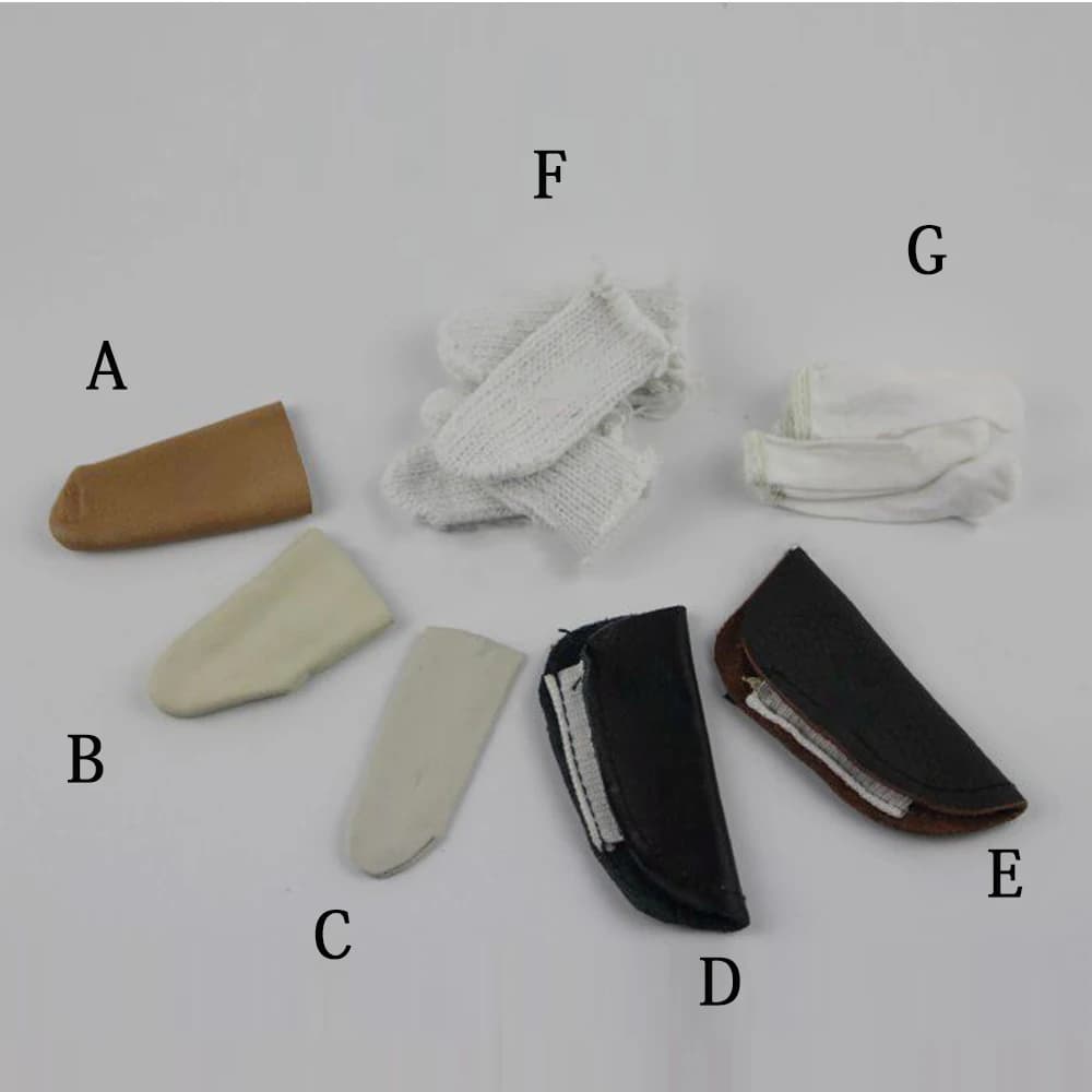 10PCS Finger Cots Nail Art Latex Fingertips Protective Leather Rubber Elastic Finger Gloves Antislip Protection Jewerly Tools