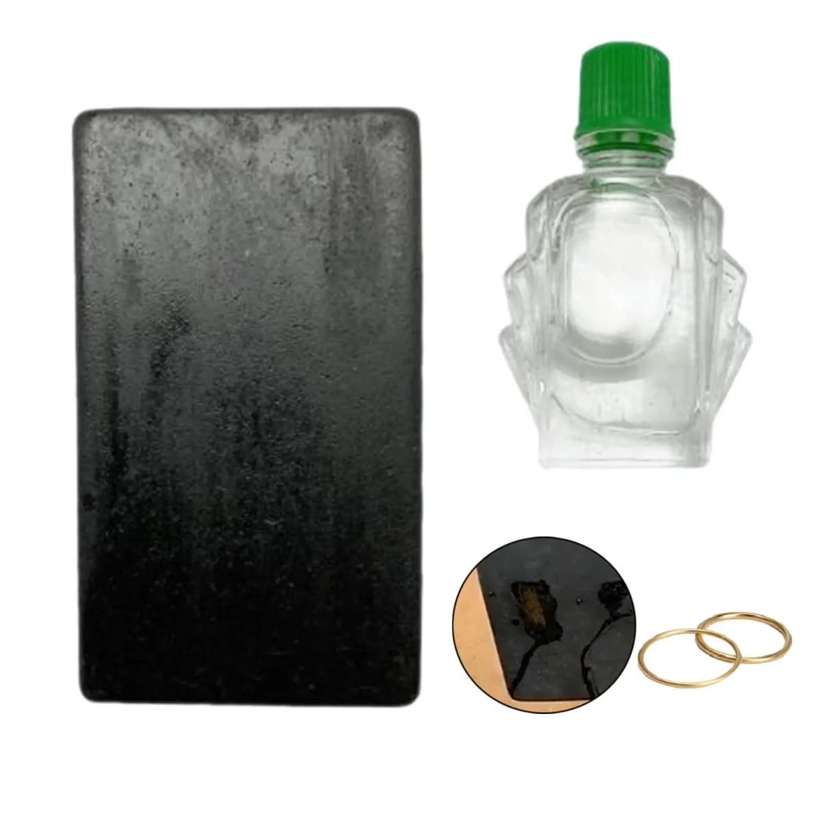 Gold Testing Kit Gold Testing Stone Jewelry Tool 10K 14K 18K 22K Acid Tester Kit with Acid Gold Detecting Equipment Gold Testers